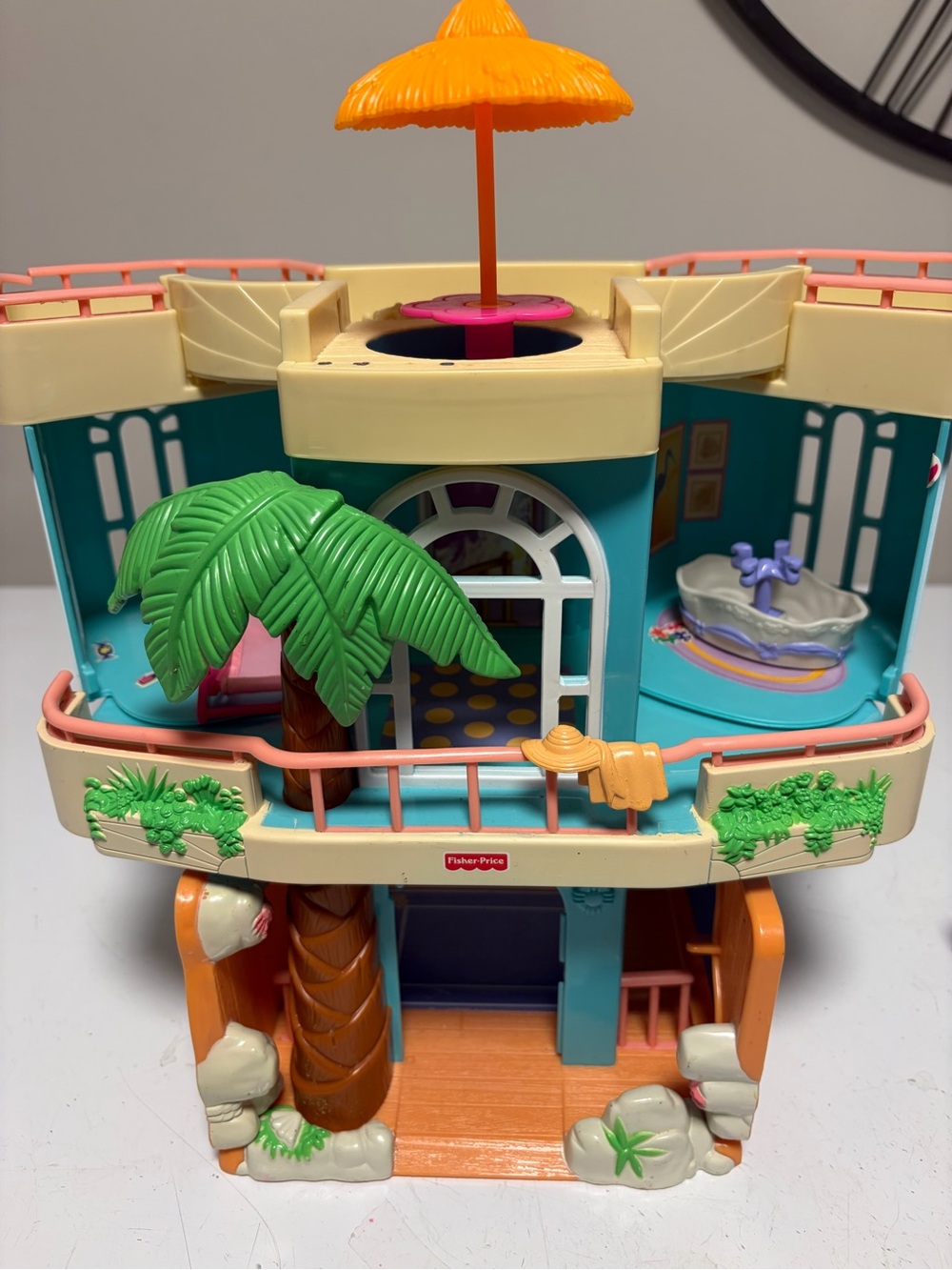 Fisher-Price Tropical Playhouse Toy - Teal, Cr